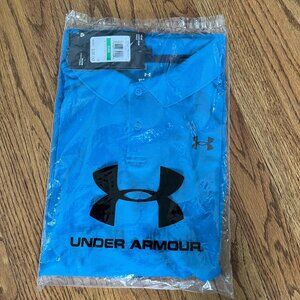 Under Armour Polo Shirt - Blue - Youth Large - NWT